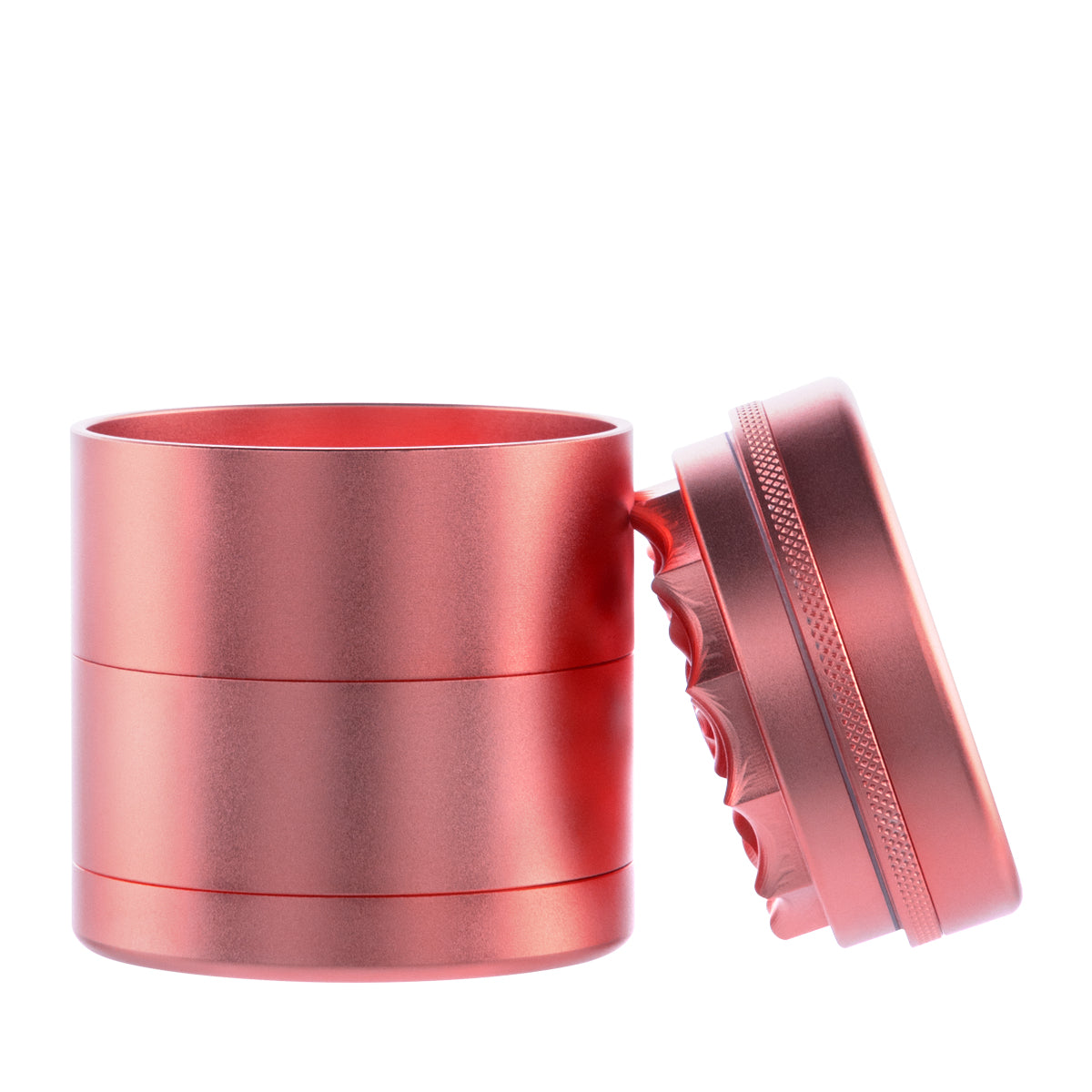 BIO 5 Piece Webbed Toothless Aluminum Grinder - 2.5" 63mm