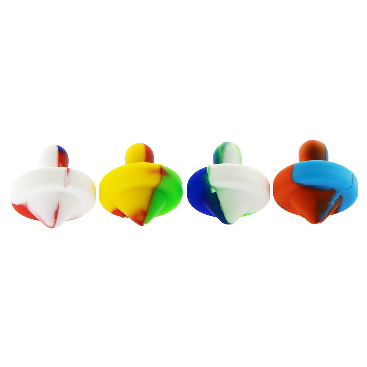 Silicone Directional Spin Top Carb Cap - 10 pack