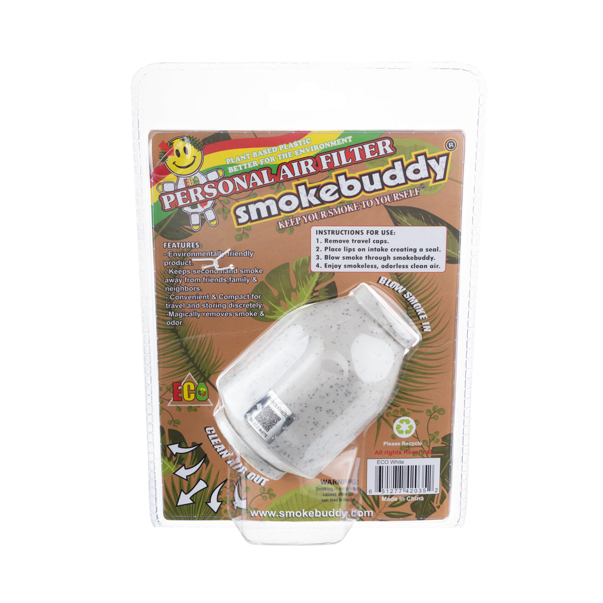 Smoke Buddy Eco - White