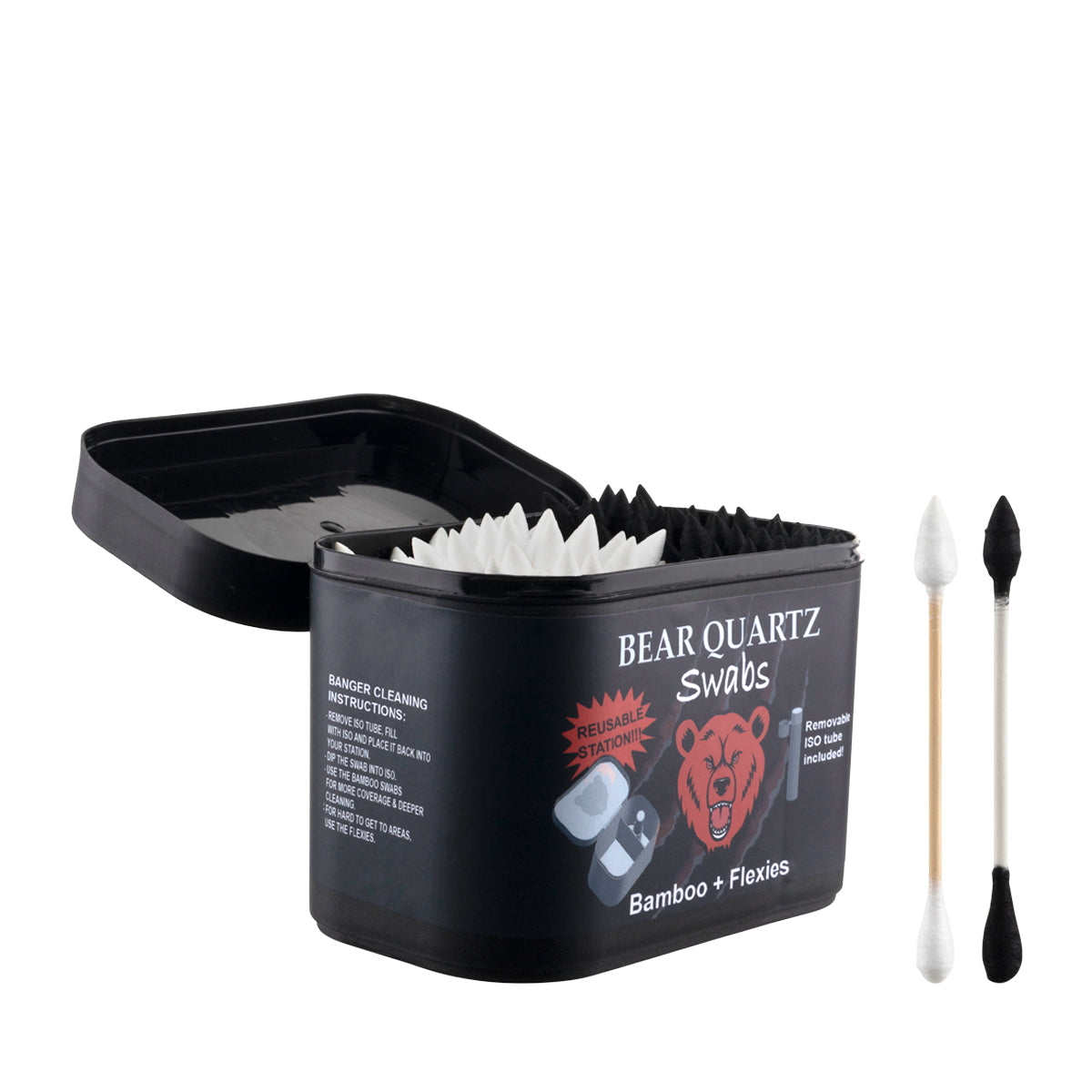 Bear Quartz Cotton Swabs - 150 Count