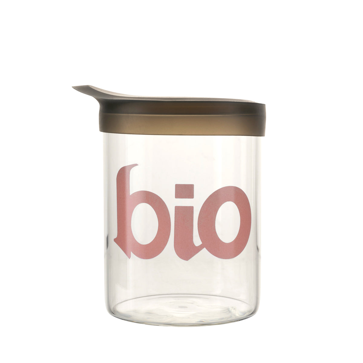 BIO Glass 4.75" Stash Jar w/ Silicone Lid - 1oz Red