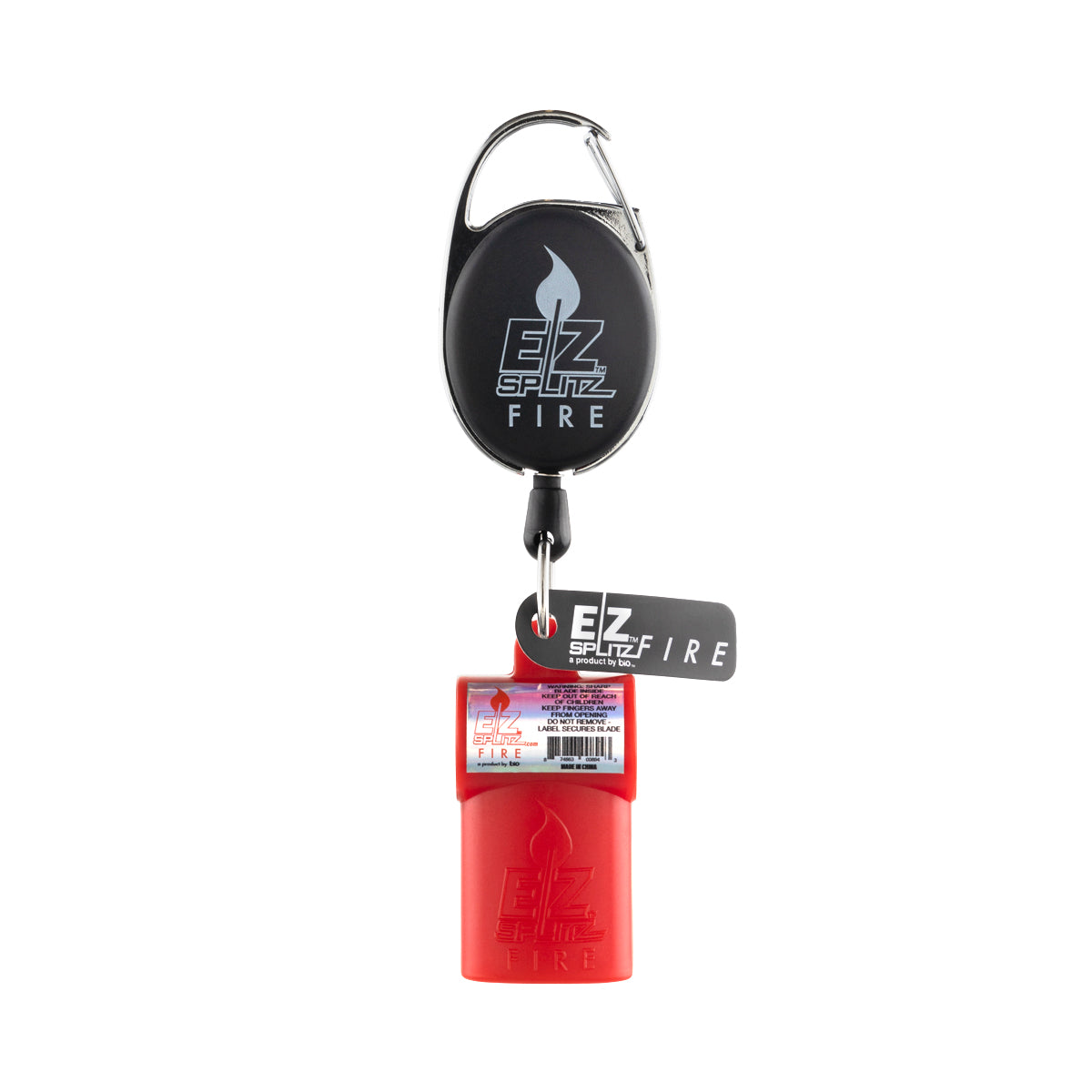 EZ Splitz Fire Blunt Splitter + Lighter Holder - 3 Count - Assorted Colors