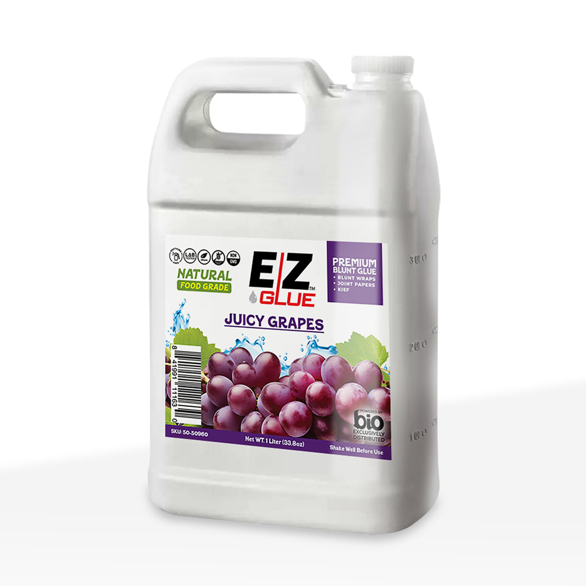 EZ Glue x BIO Glass Glue + Kief Bonder - 1L - Various Flavors - High Life Goods - Juicy Grapes