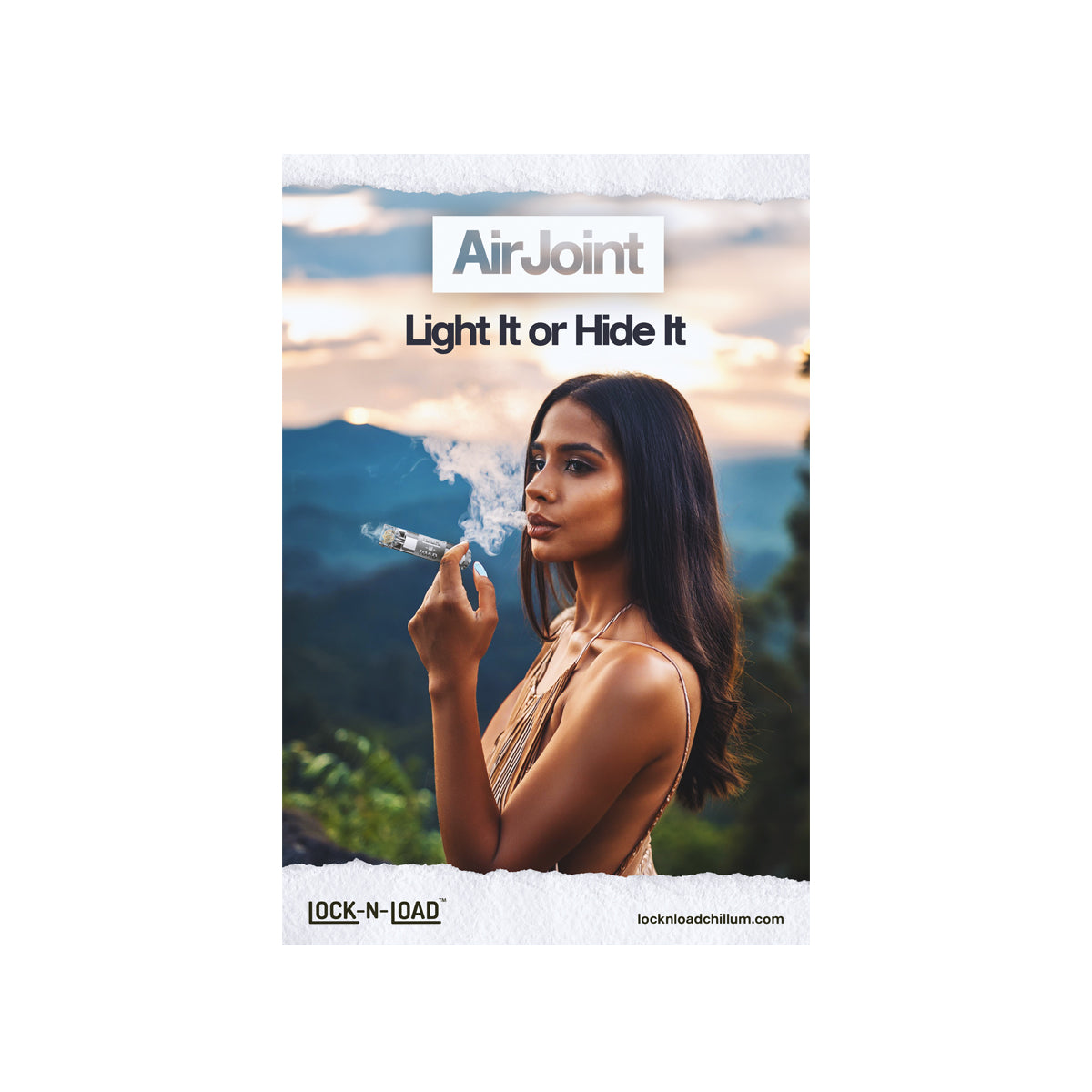 LNL AirJoint Girl Smoking Print Wall Art