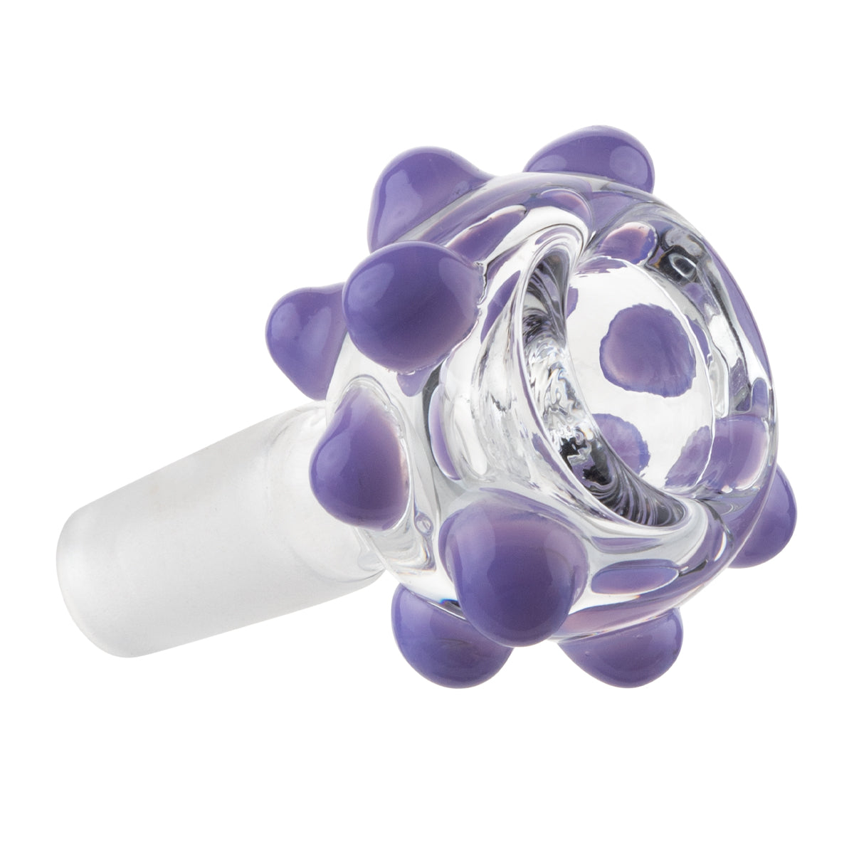 2" Marble Slyme Glass Bowl - 14mm Male