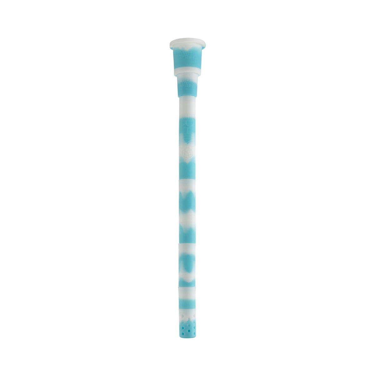 White Rhino Glow-in-the-Dark Silicone Downstems - 35 Count - High Life Goods - Adjustable Downstem