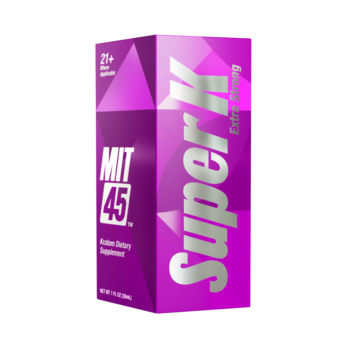 Mit45 Kratom Shot - Purple Super K Extra Strength - High Life Goods - 1 Count