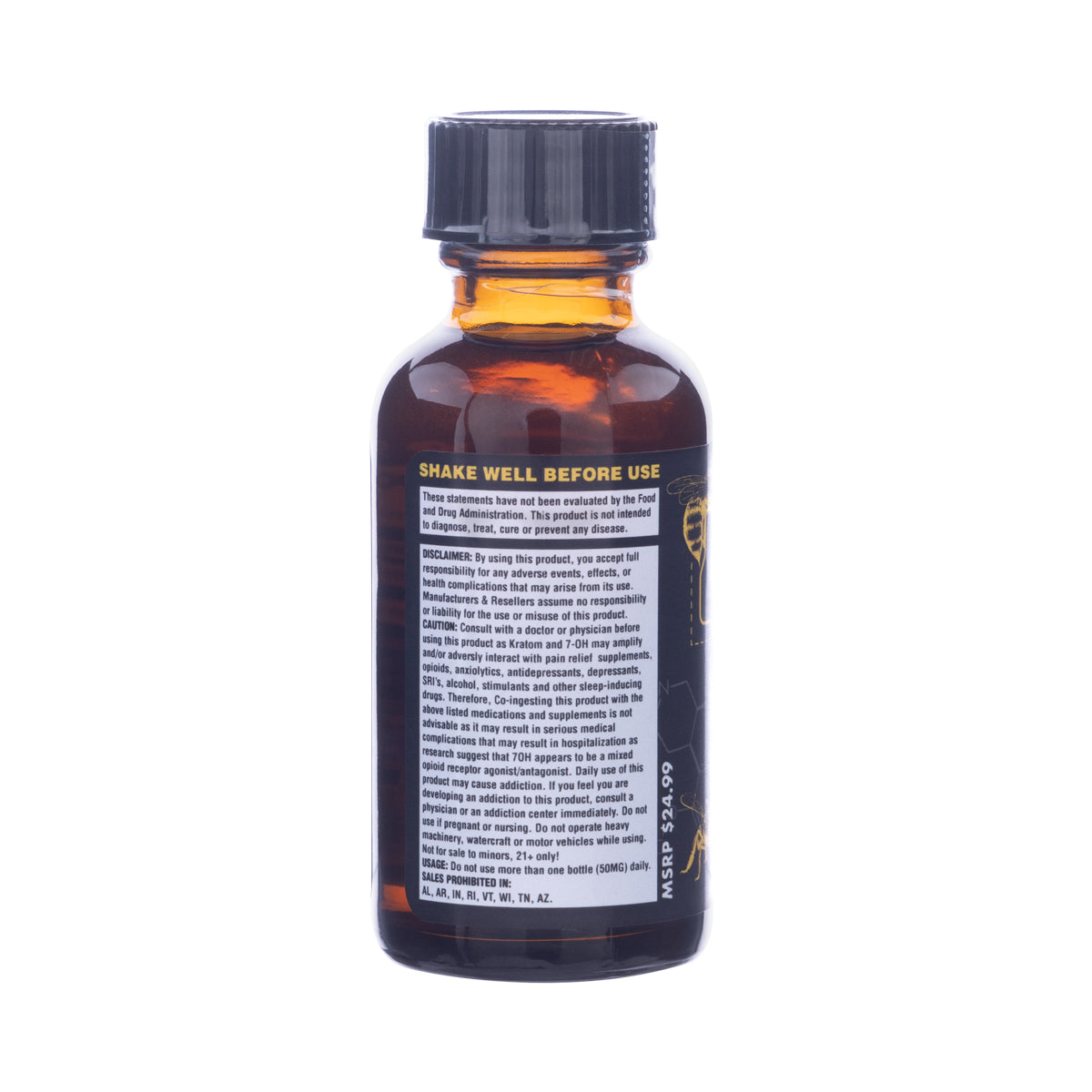 EDP 7-Hydroxy Kratom 1oz Shot 50mg