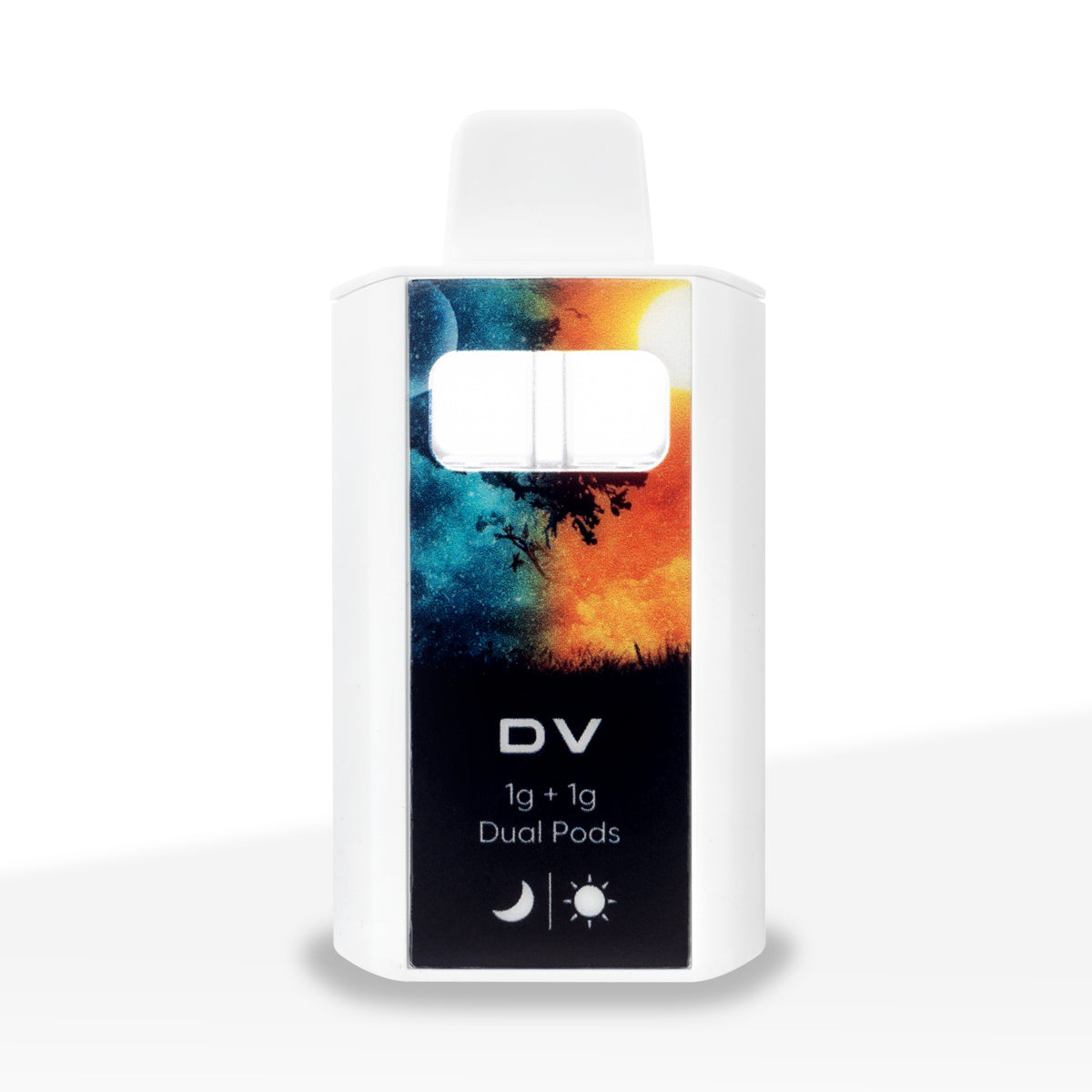 2mL Dual Chamber DV200 Vape Pen - White - 50 Count High Life Goods