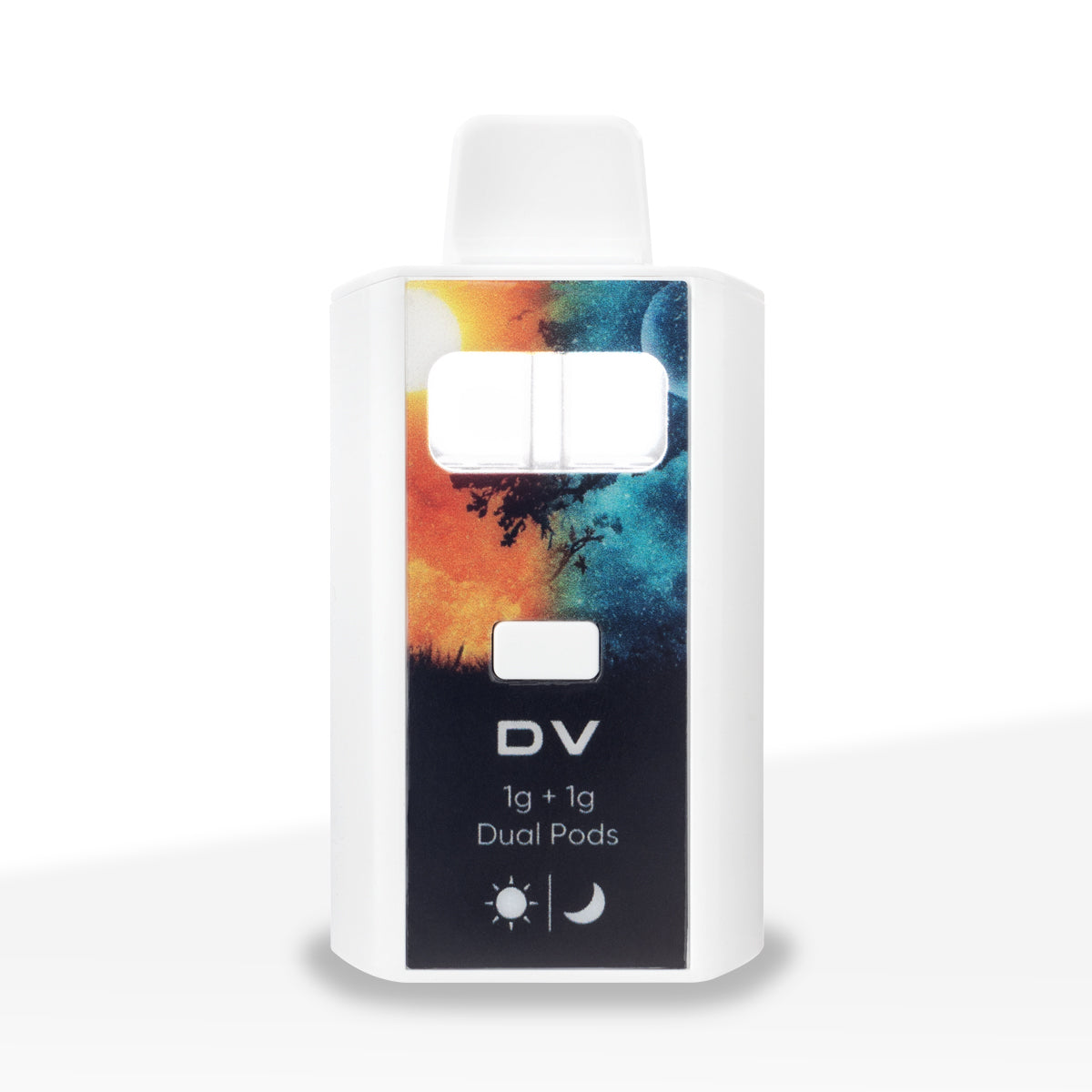 2mL Dual Chamber DV200 Vape Pen - White - 50 Count High Life Goods