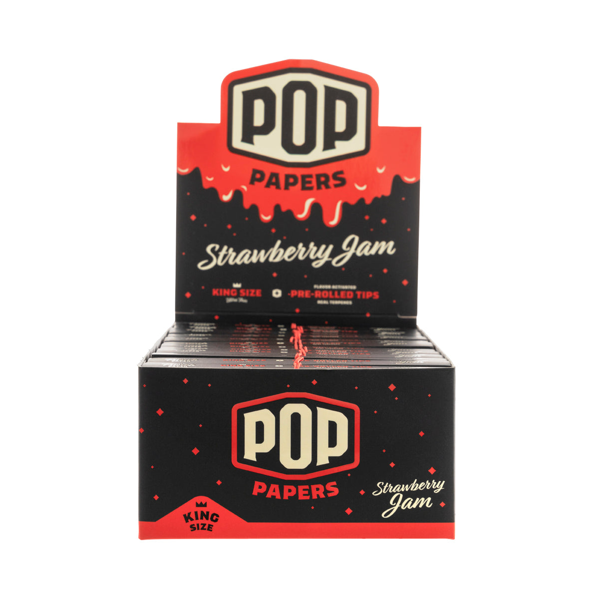 Pop Papers + Tips King Size - Various Flavors 24 Pack