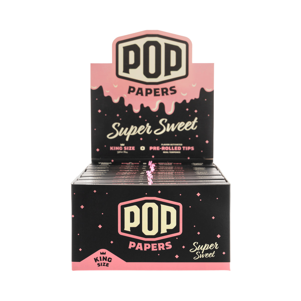 Pop Papers + Tips King Size - Various Flavors 24 Pack