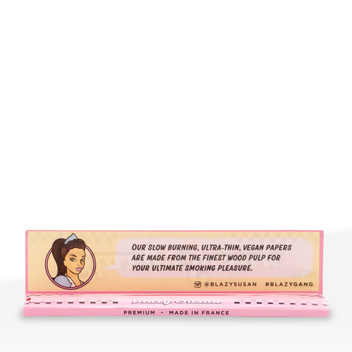 Blazy Susan Pink Rolling Papers King Size - 50 Pack
