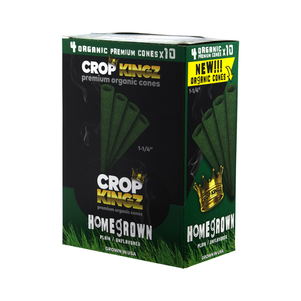 Crop Kingz Pre-Rolled 1¼ Size 4 Pack Cones - 10 count Various Flavors