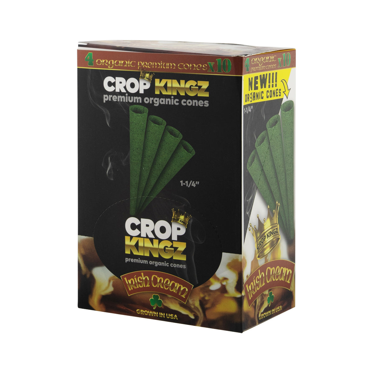 Crop Kingz Pre-Rolled 1¼ Size 4 Pack Cones - 10 count Various Flavors