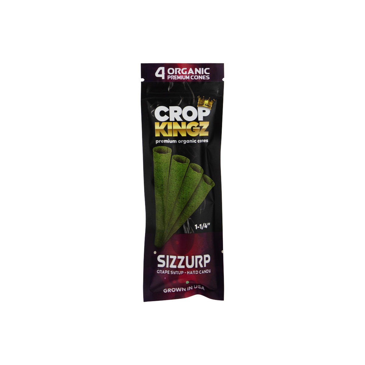 Crop Kingz Pre-Rolled 1¼ Size 4 Pack Cones - 10 count Various Flavors