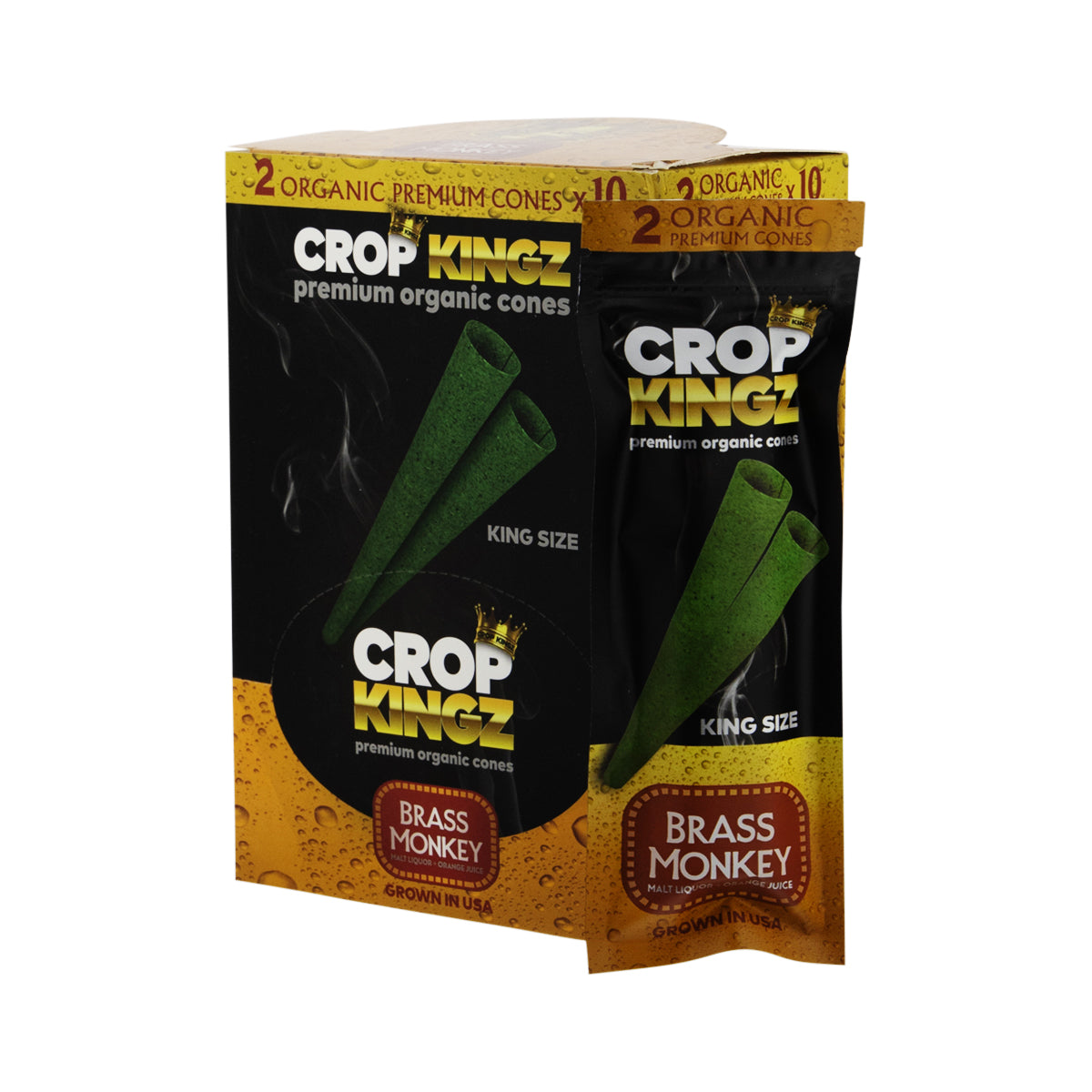 Crop Kingz Pre-Rolled King Size 2 Pack Cones - 10 Count Various Flavors
