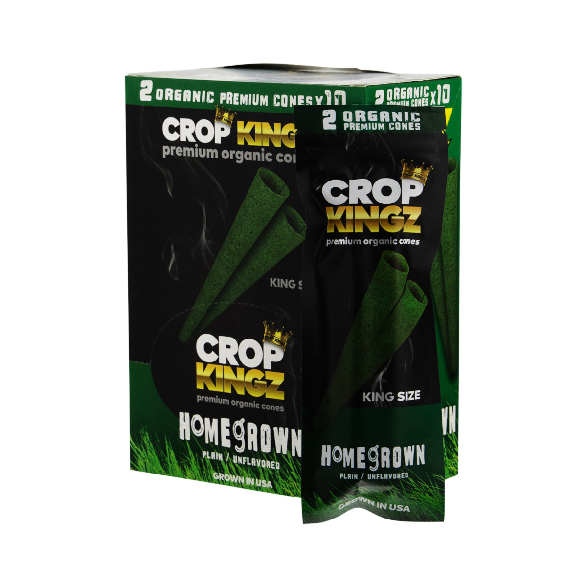 Crop Kingz Pre-Rolled King Size 2 Pack Cones - 10 Count Various Flavors