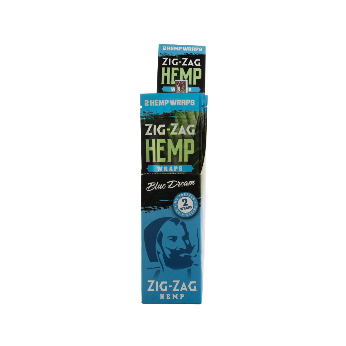 Zig Zag Hemp Wraps - Blue Dream - 25 Pack Box