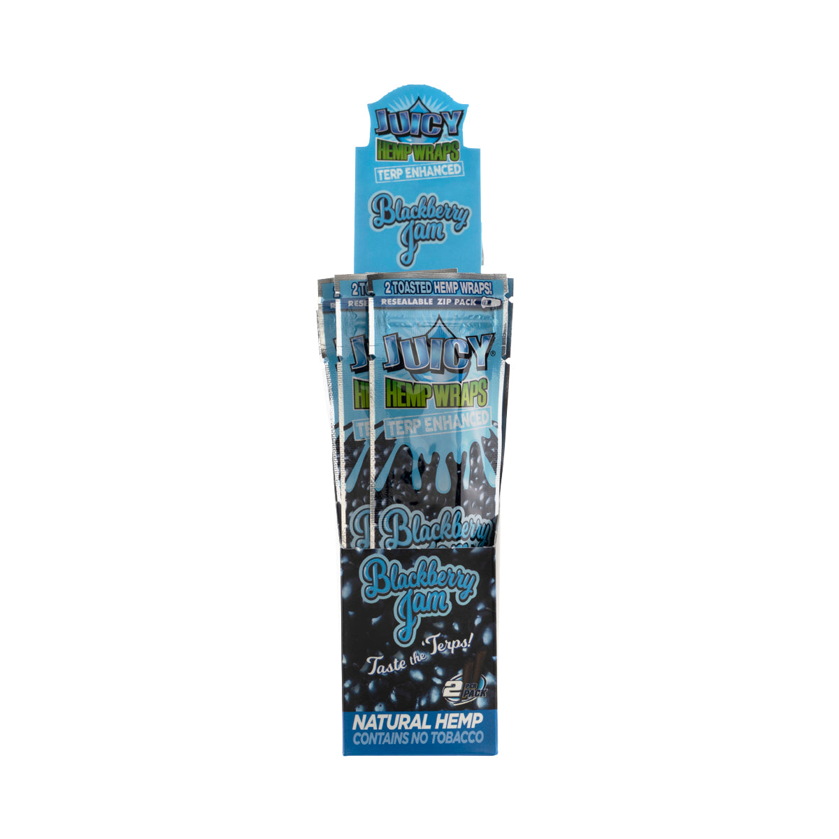 Juicy Jay's Hemp Wraps Blackberry Jam - 25 Pack
