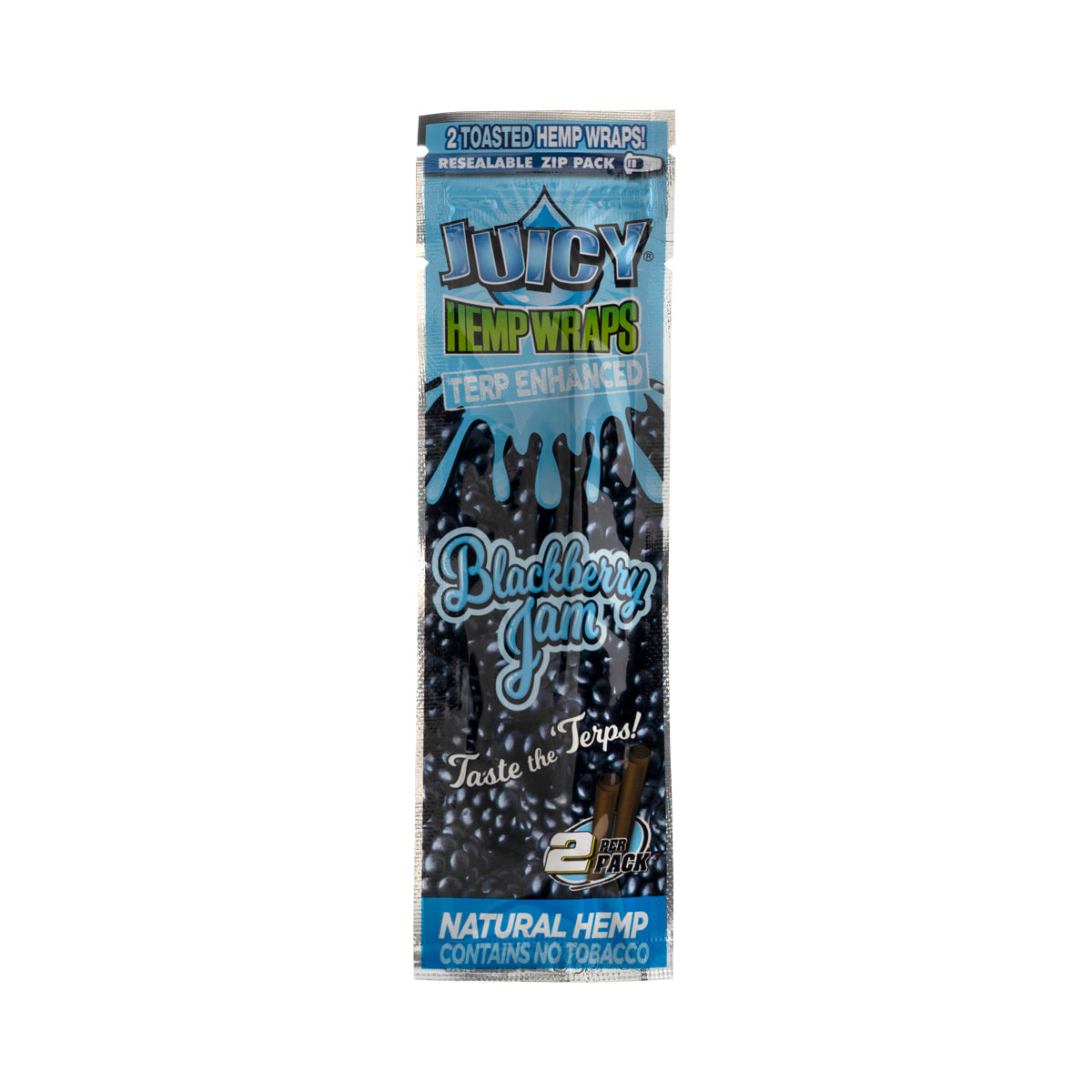 Juicy Jay's Hemp Wraps Blackberry Jam - 25 Pack