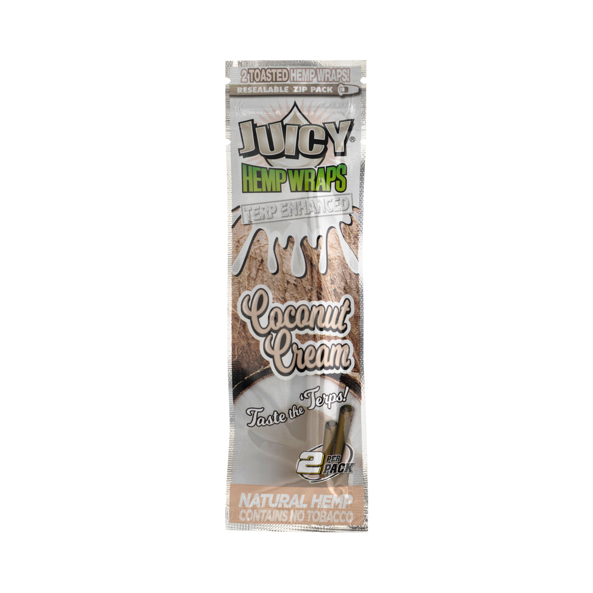 Juicy Jay's Hemp Wraps Coconut Cream - 25 Pack