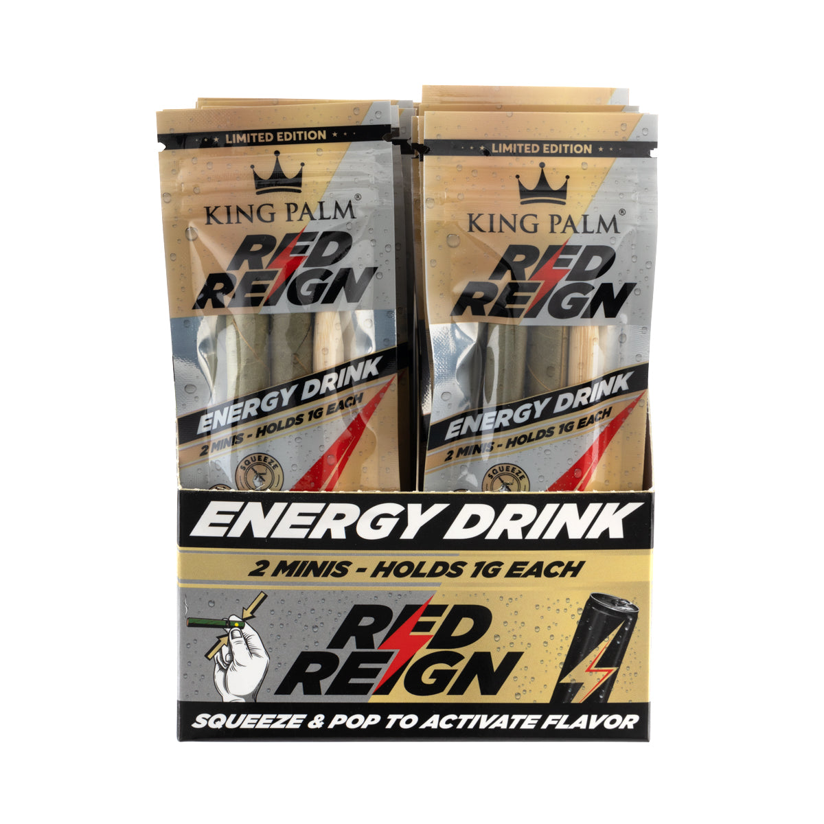 King Palm Mini Blunt Wraps - Red Reign 20 Count