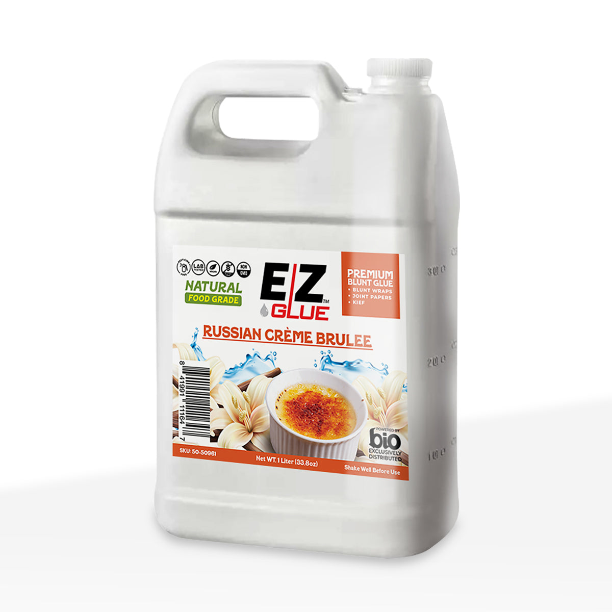 EZ Glue x BIO Glass Glue + Kief Bonder - 1L - Various Flavors - High Life Goods - Russian Creme Brulee