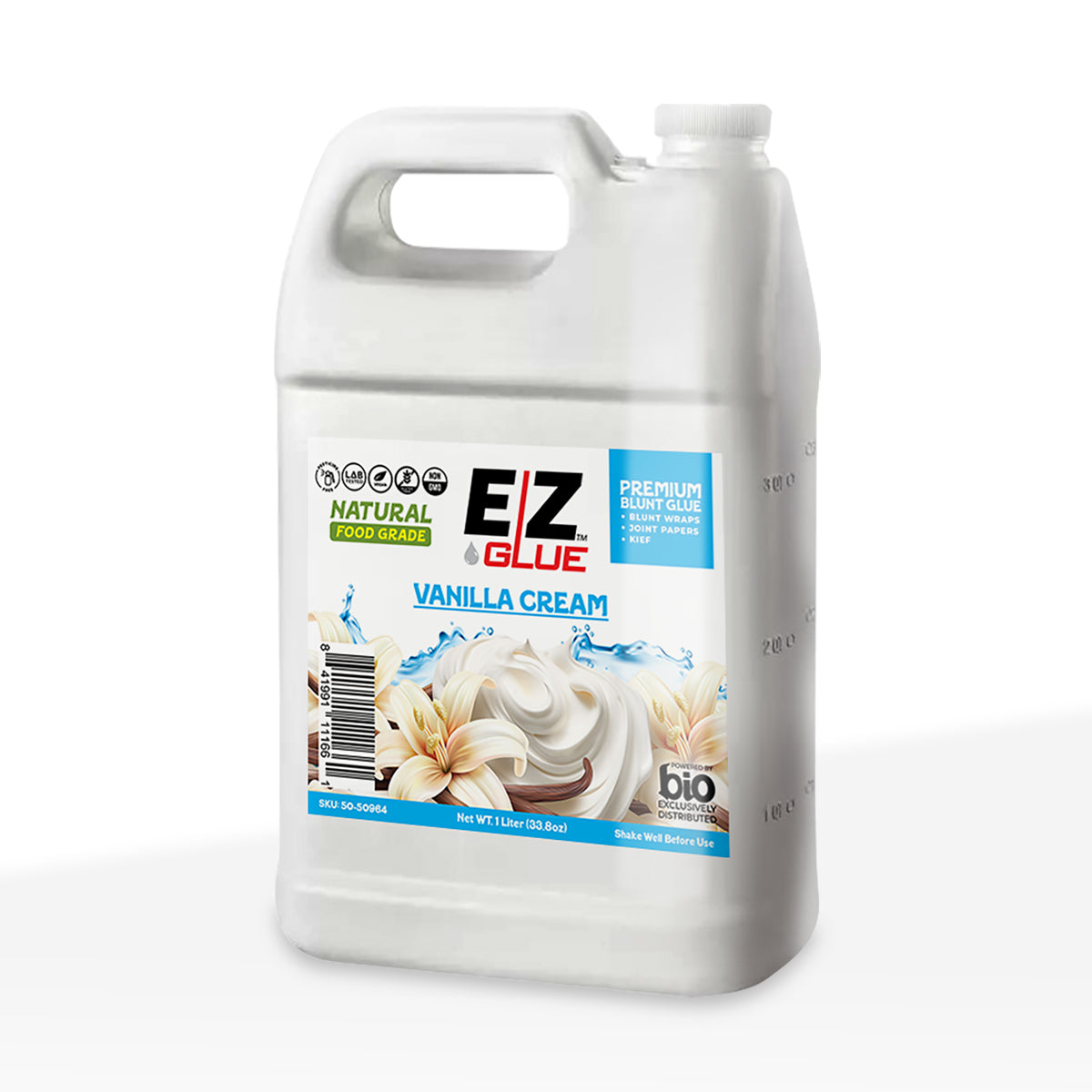 EZ Glue x BIO Glass Glue + Kief Bonder - 1L - Various Flavors - High Life Goods - Vanilla Cream