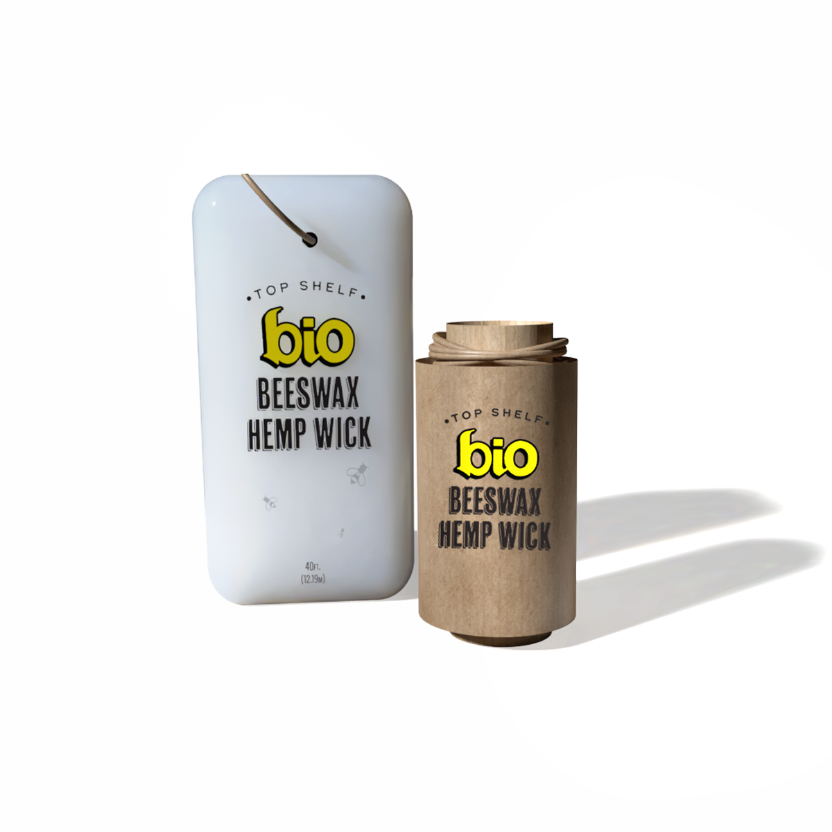BIO Hemp Wick Large 40 Feet Dispenser