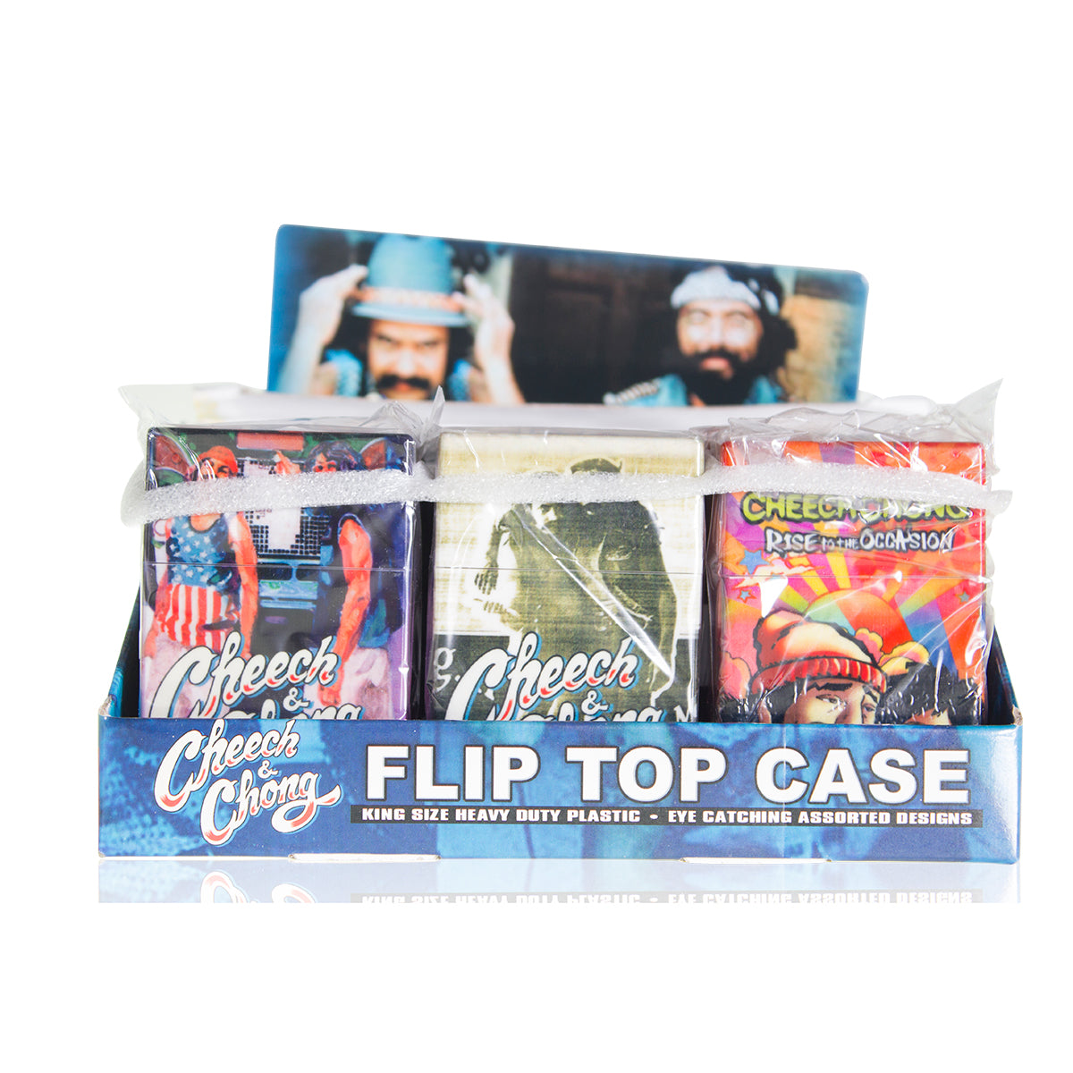 Cheech & Chong Flip Top Cigarette Case - 12 Count
