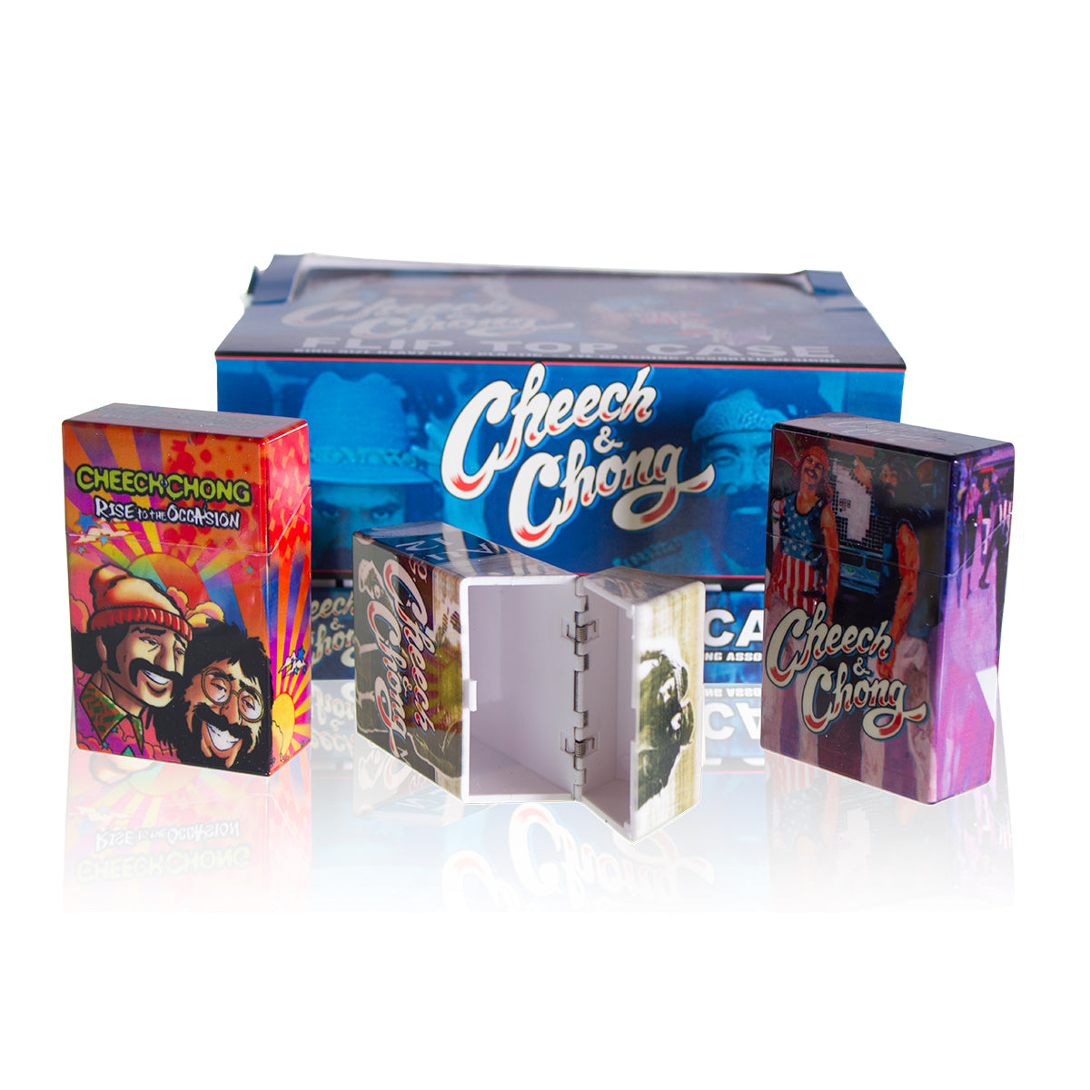 Cheech & Chong Flip Top Cigarette Case - 12 Count