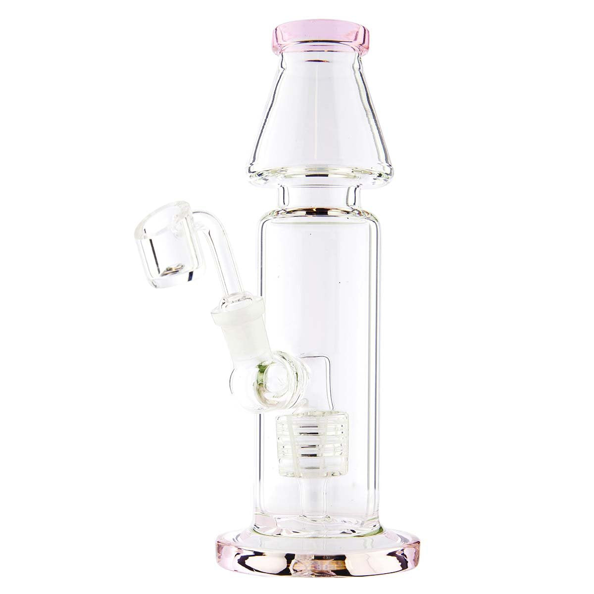 Waterpipe G/g Rocket Showerhead 9 14Mm Female With Banger Pink