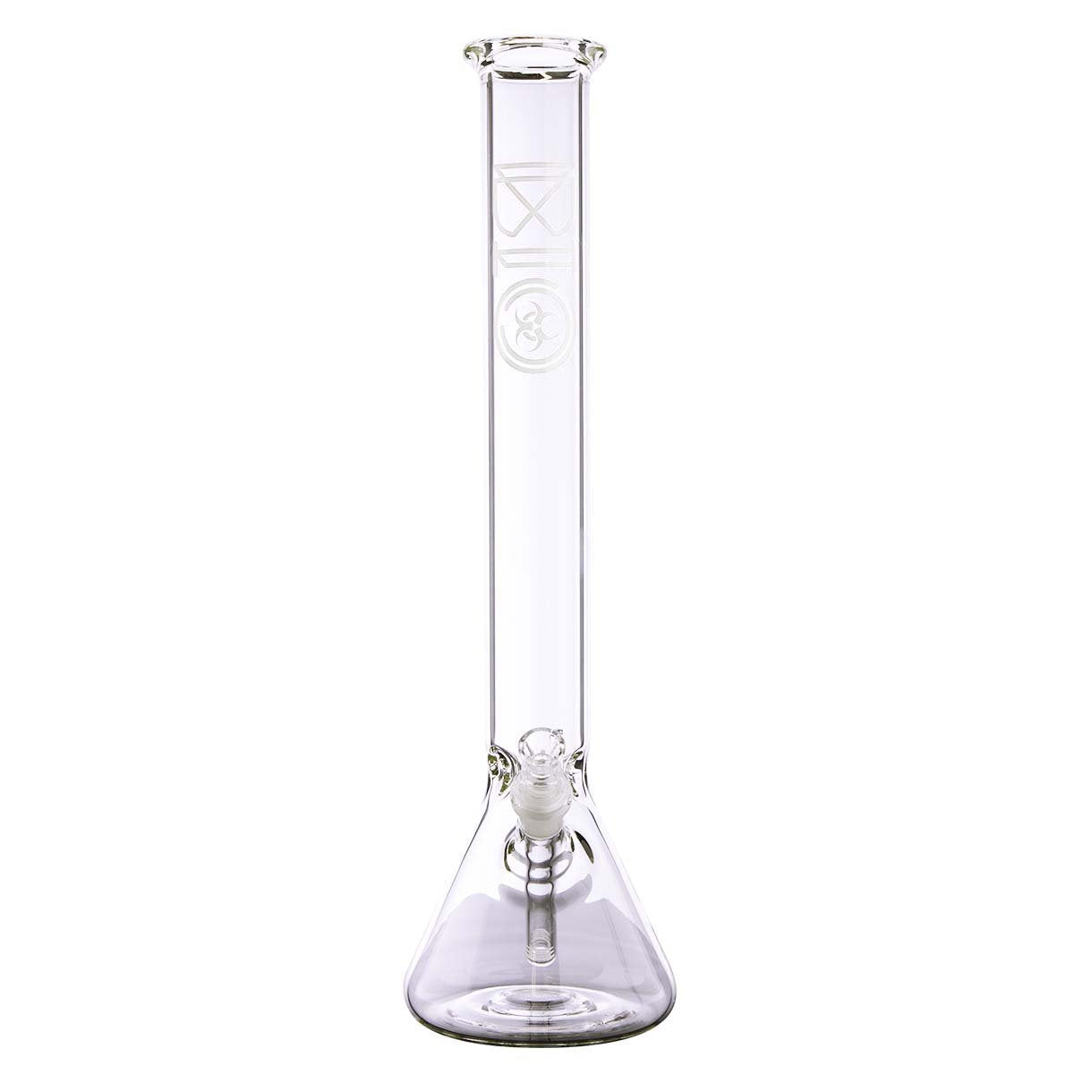 18 Bio 50Mm Beaker Silver Bongs & Waterpipes