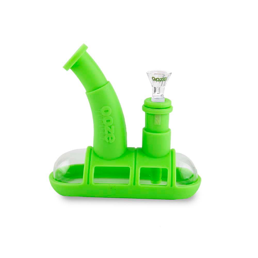 Ooze Steamboat Silicone Bubbler Green