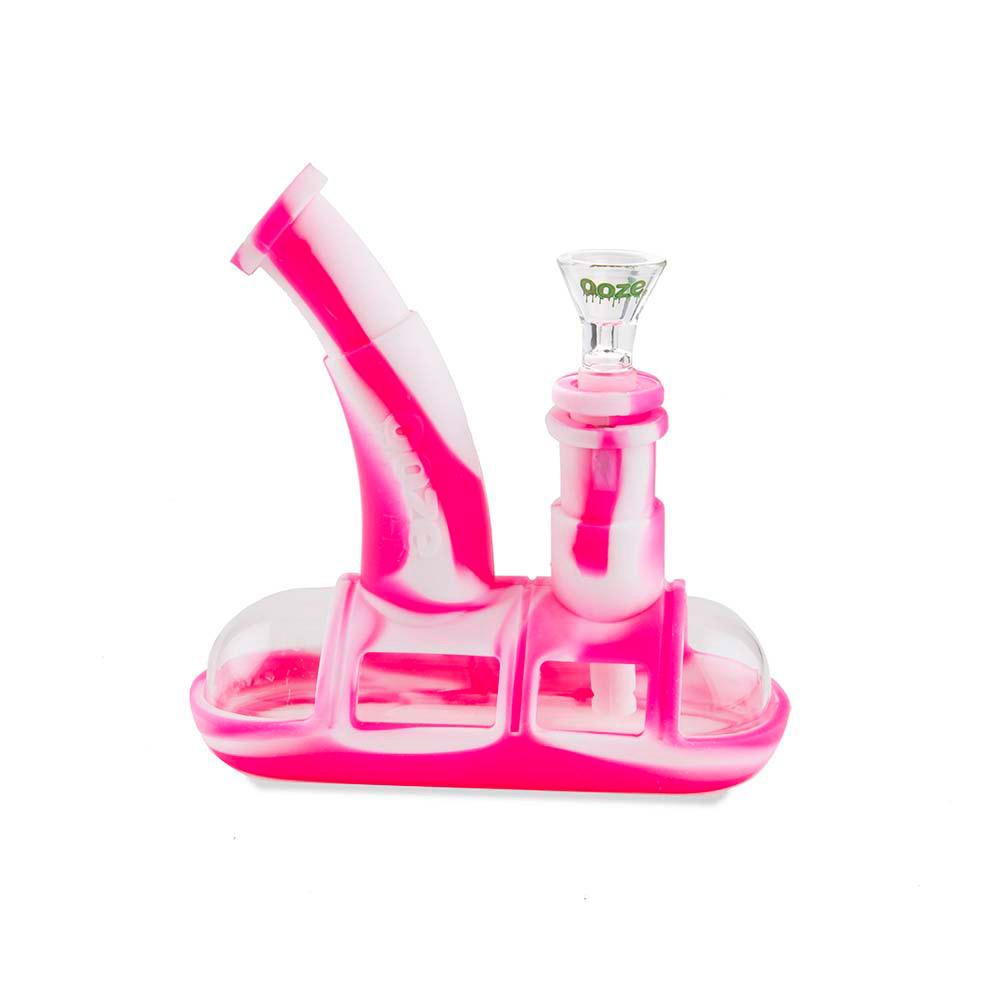 Ooze Steamboat Silicone Bubbler Pink