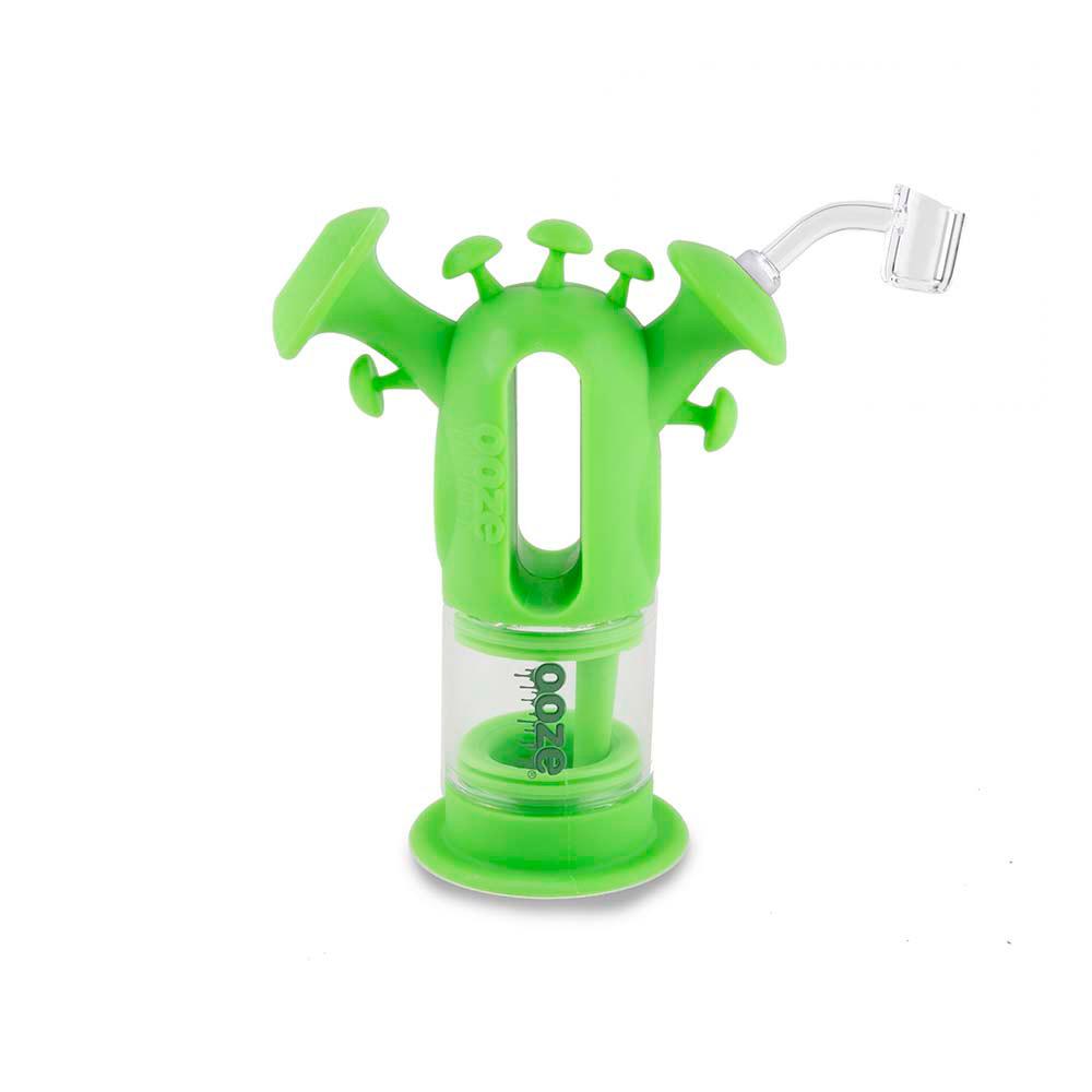 Ooze Trip Pipe Silicone Bubbler Green