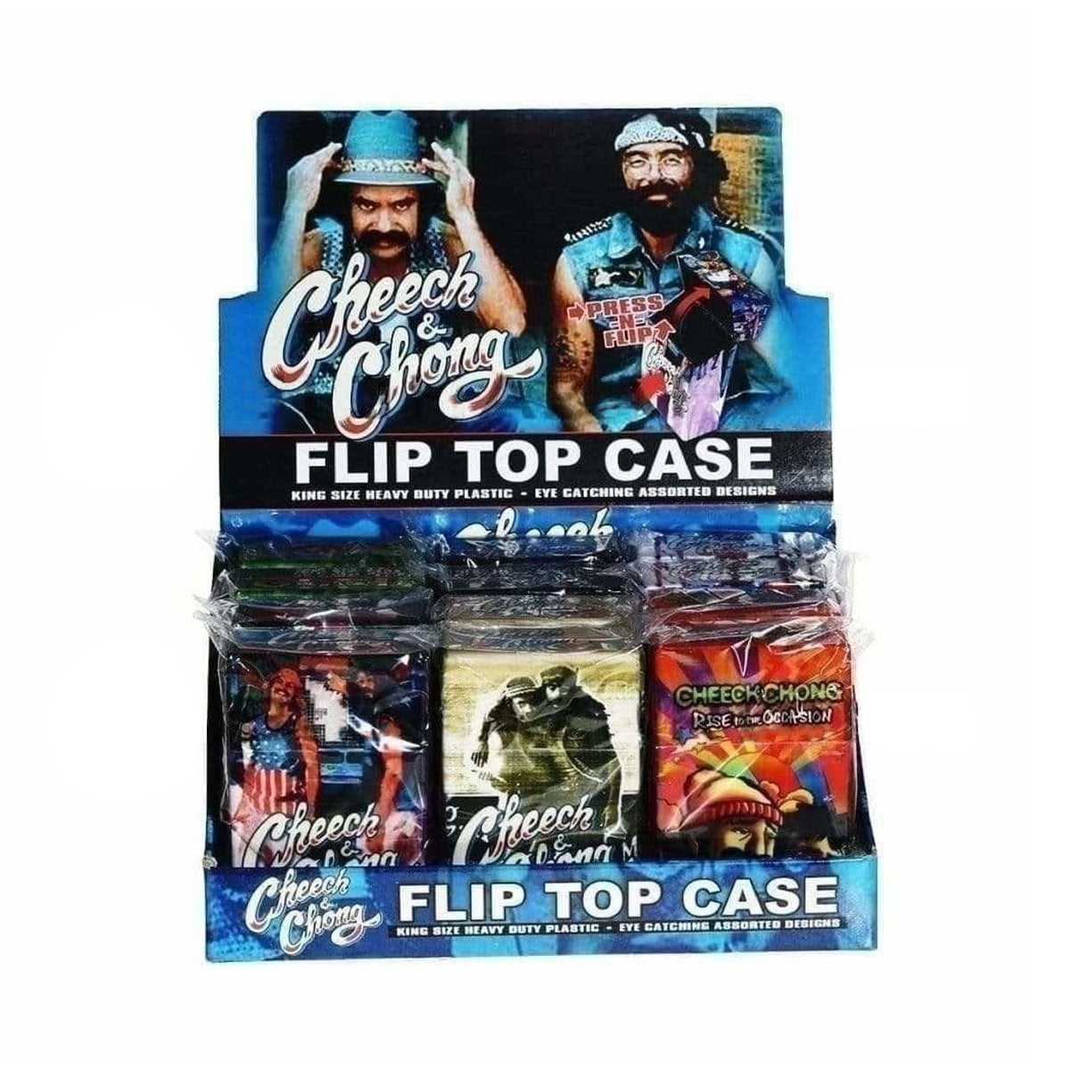 Cheech & Chong Flip Top Cigarette Case - 12 Count