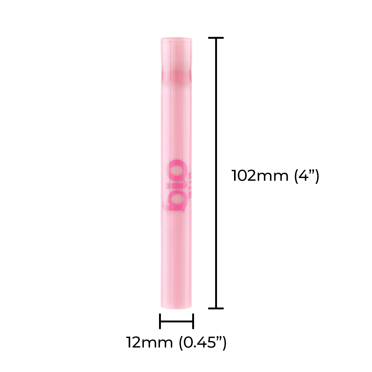BIO Glass BIO Stix One-Hitter Kit - 5 Count Pink - High Life Goods