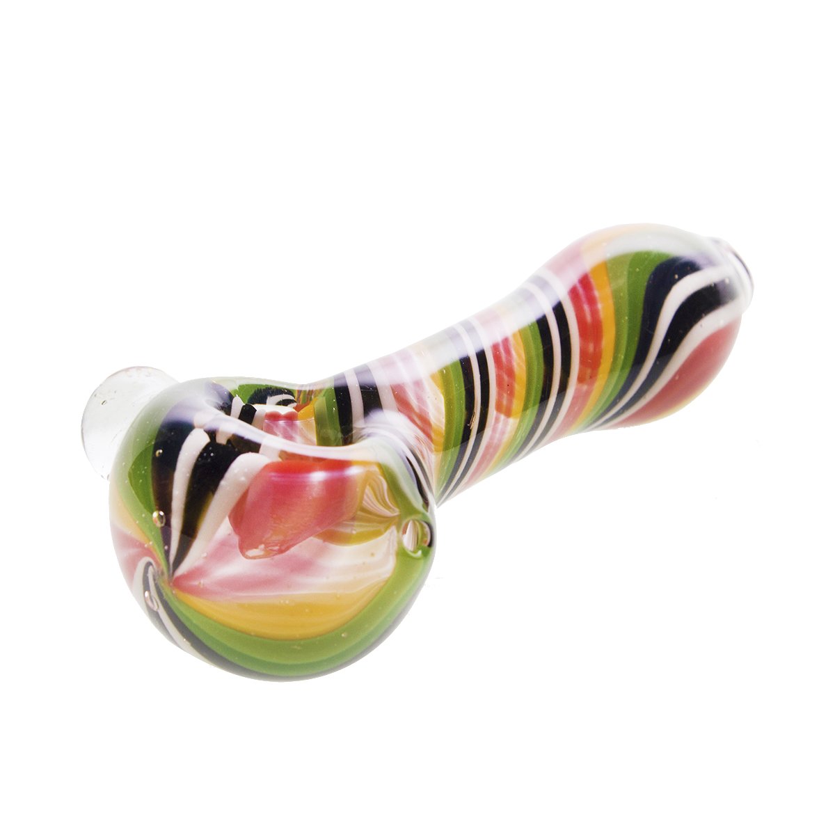 4 Thick Candy Cane Spoon Hand Pipes