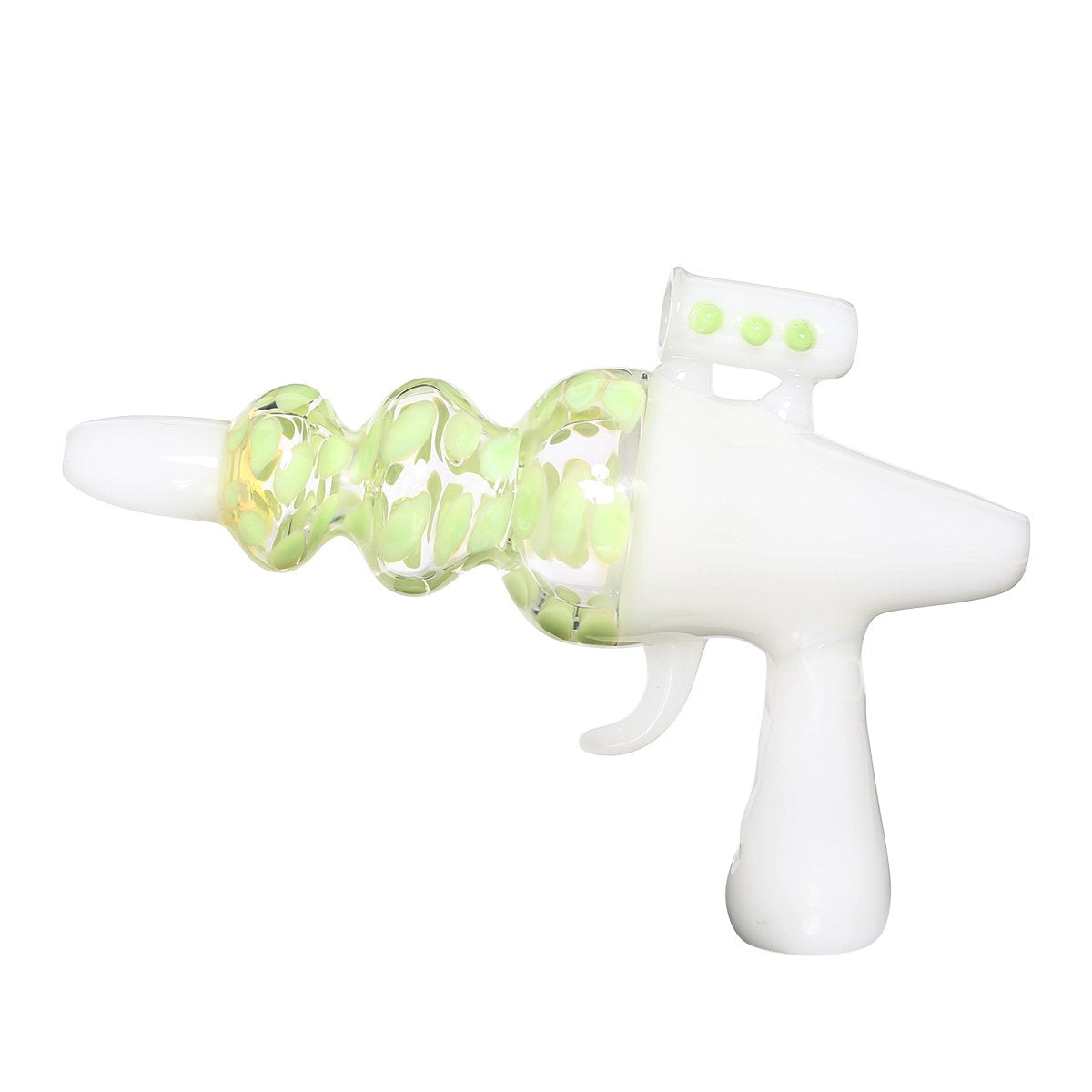 White Ray Gun Hand Pipe Pipes