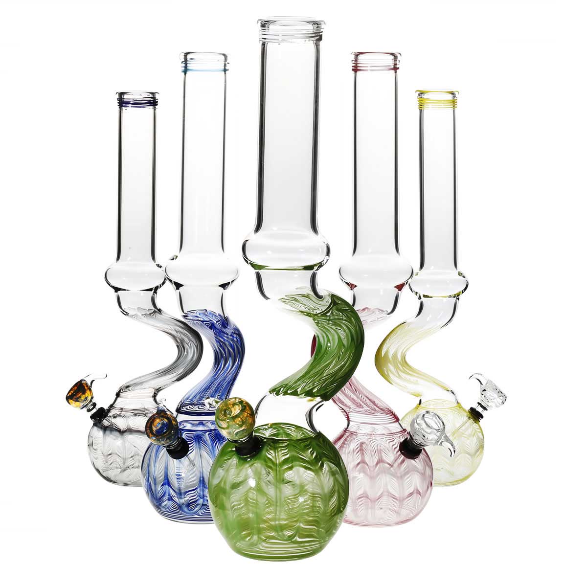 curved neck glass bong