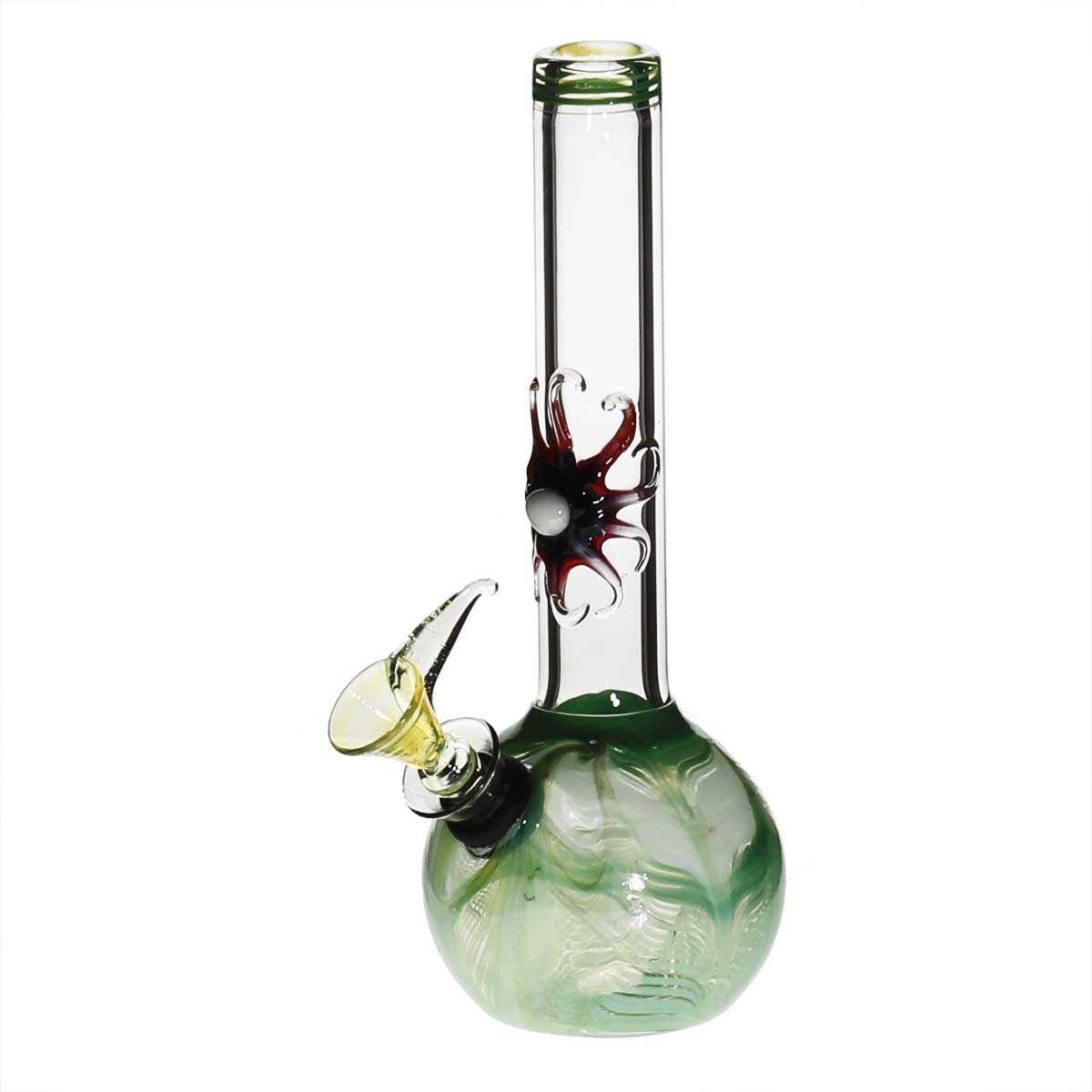 green glass bong