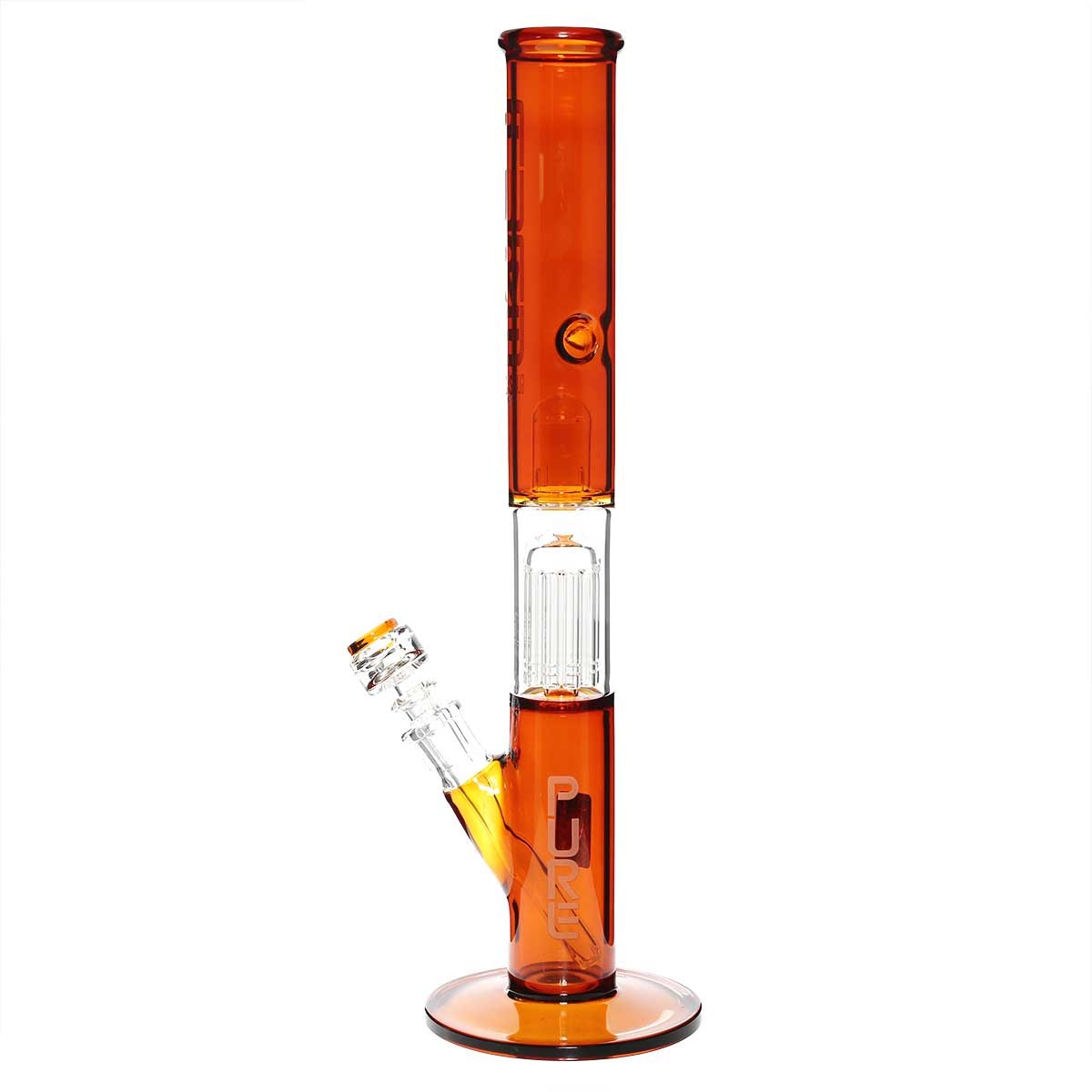 straight glass bong