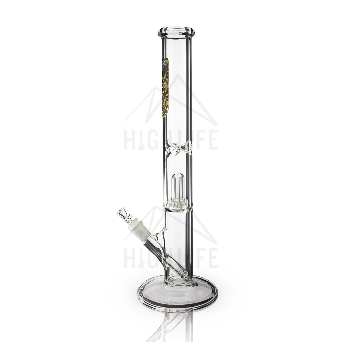 BIO Glass 18" Showerhead Perc Straight Water Pipe