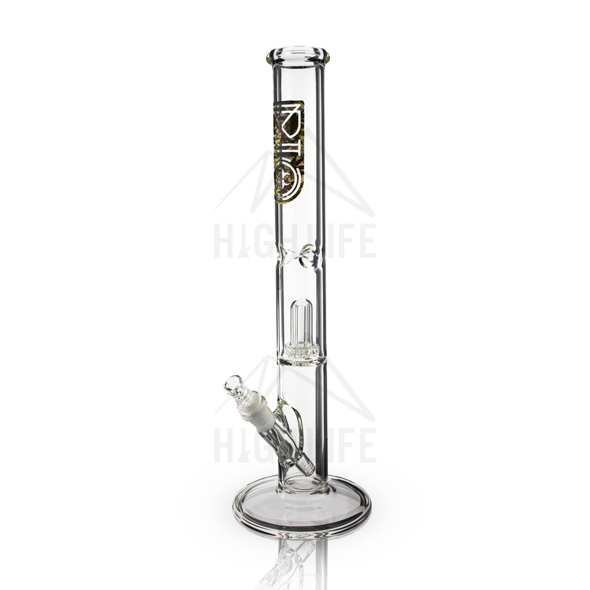BIO Glass 18" Showerhead Perc Straight Water Pipe