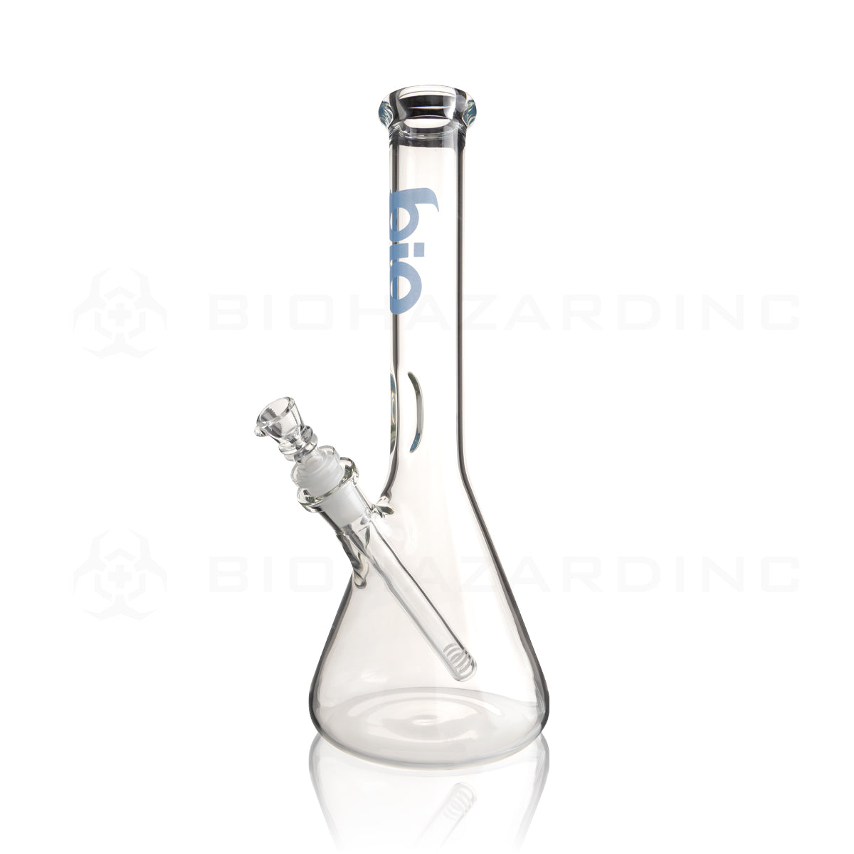BIO Glass | 12" Classic Beaker Water Pipe | 38mm x 4mm - Blue