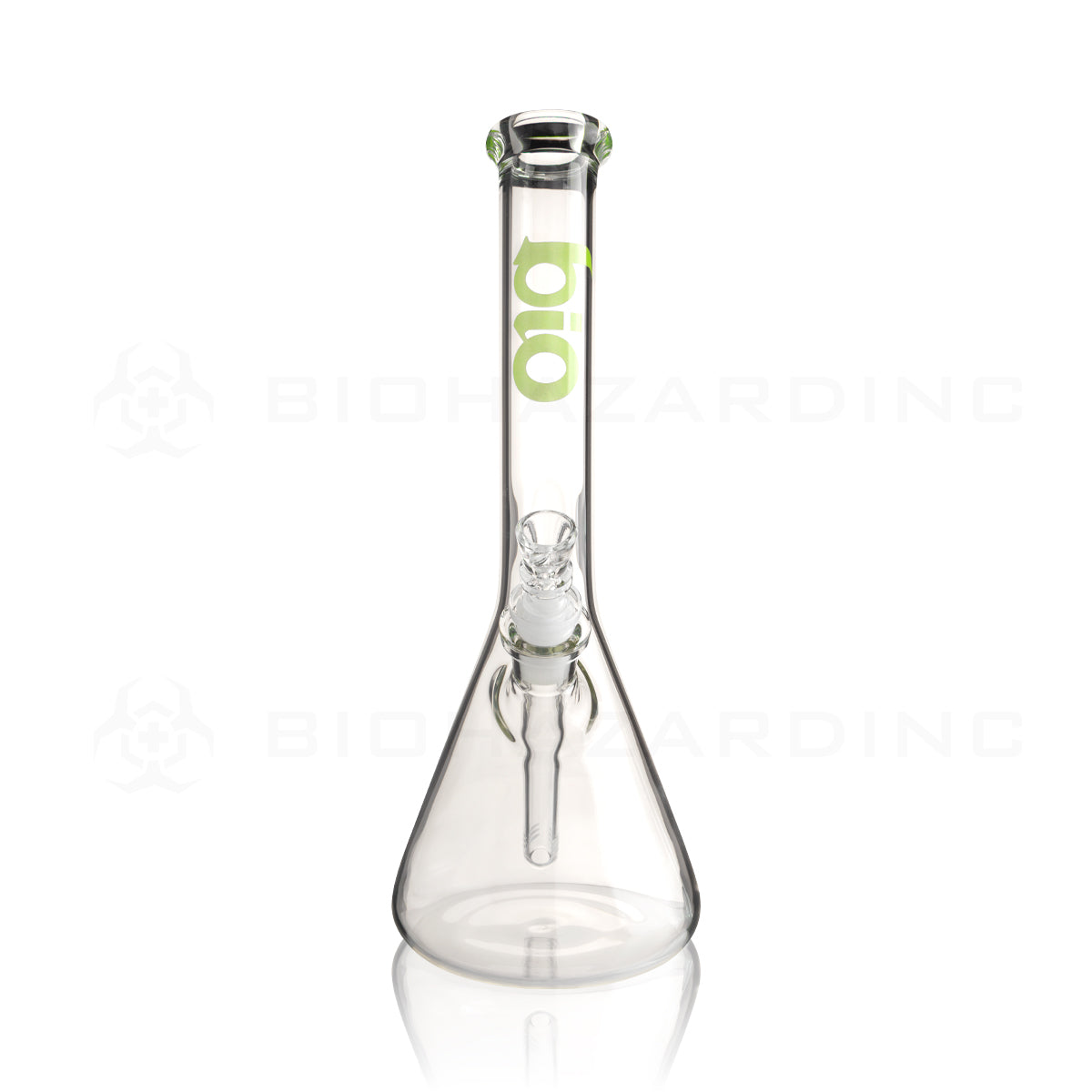 BIO Glass | 12" Classic Beaker Water Pipe | 38mm x 4mm - Green