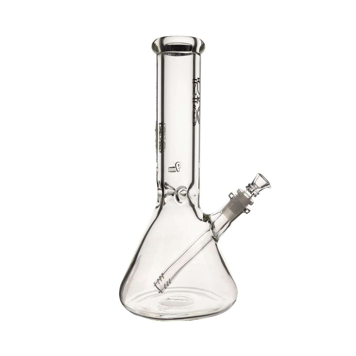 BIO Glass | 12" Classic Heavy Beaker Water Pipe | 50mm x 9mm - Black