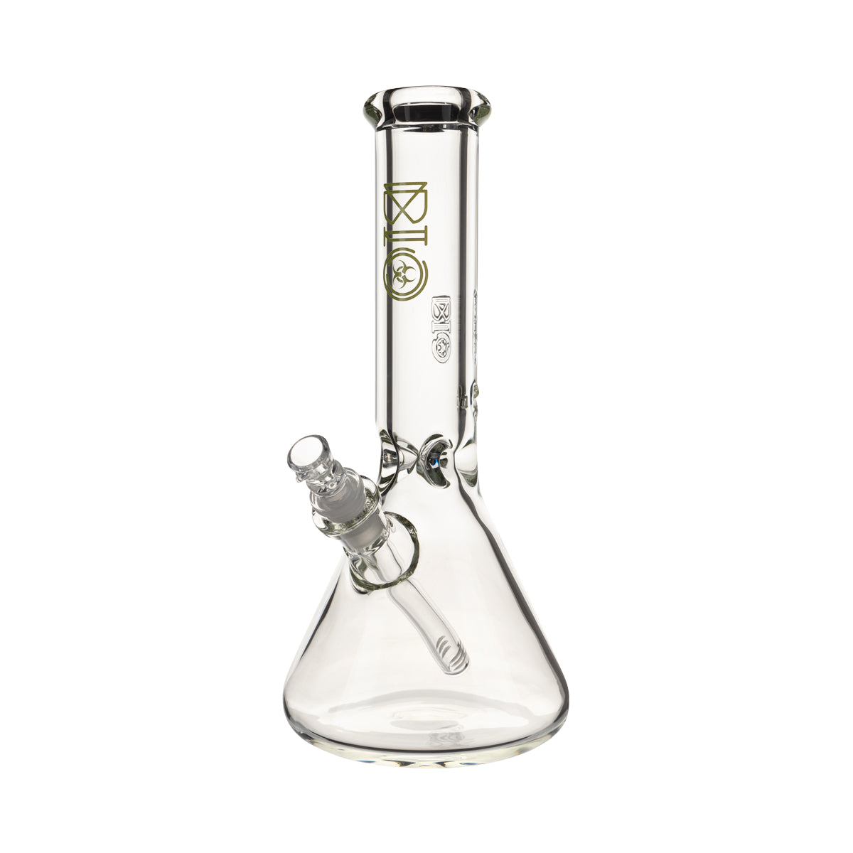 BIO Glass | 12" Classic Heavy Beaker Water Pipe | 50mm x 9mm - Green Logo